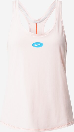 NIKE Haut de sport 'One Luxe' en bleu ciel / orange clair / rose, Vue avec produit