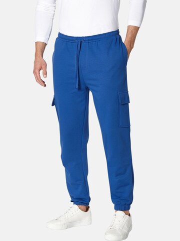 BABISTA Tapered Cargobroek ' Florevoro ' in Blauw: voorkant