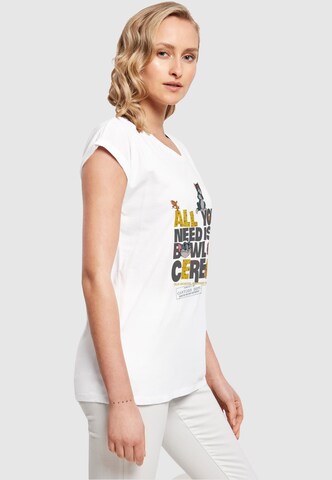 T-shirt 'Tom And Jerry - All You Need Is' ABSOLUTE CULT en blanc
