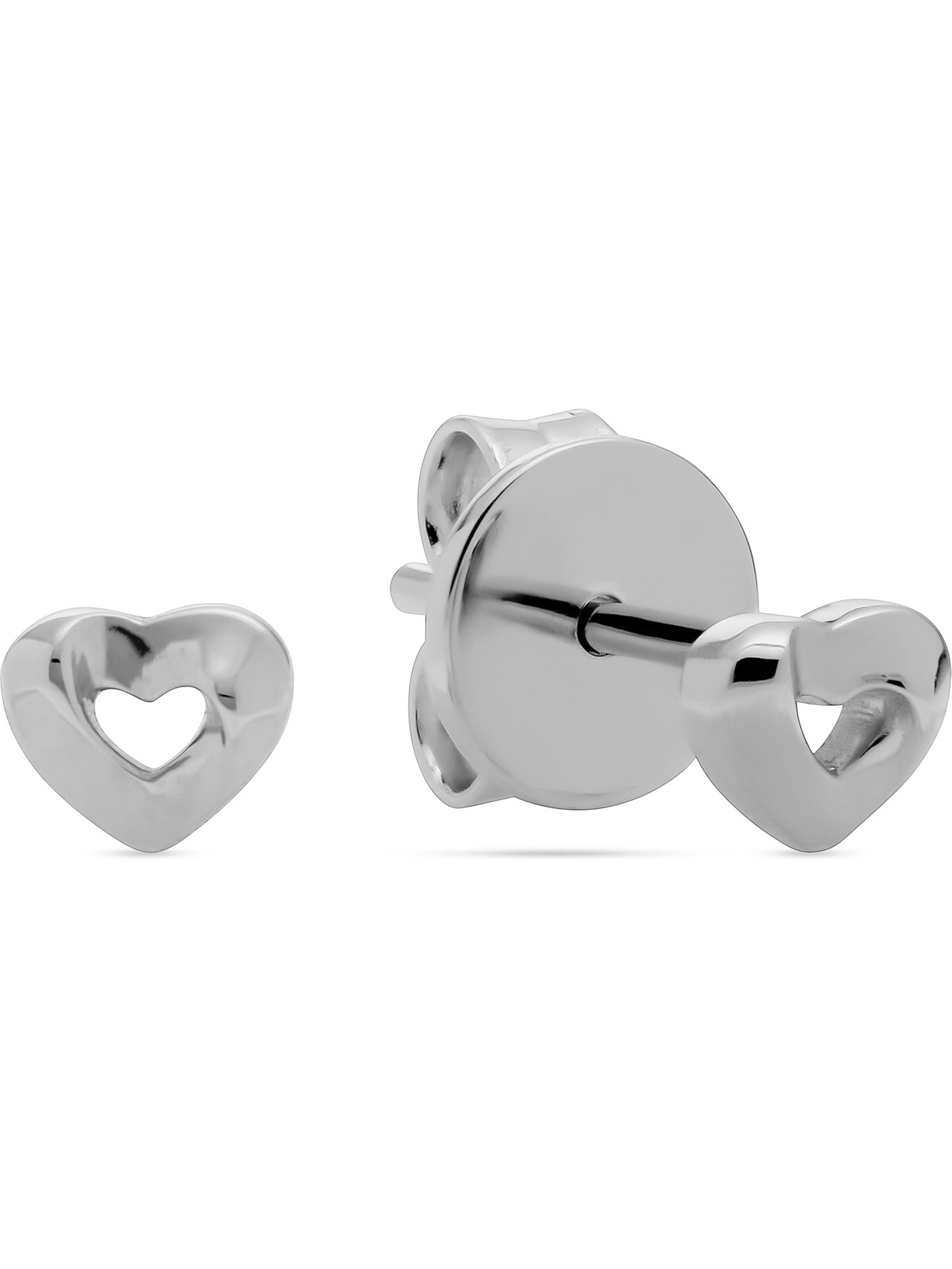 JETTE Earrings in Silver: front