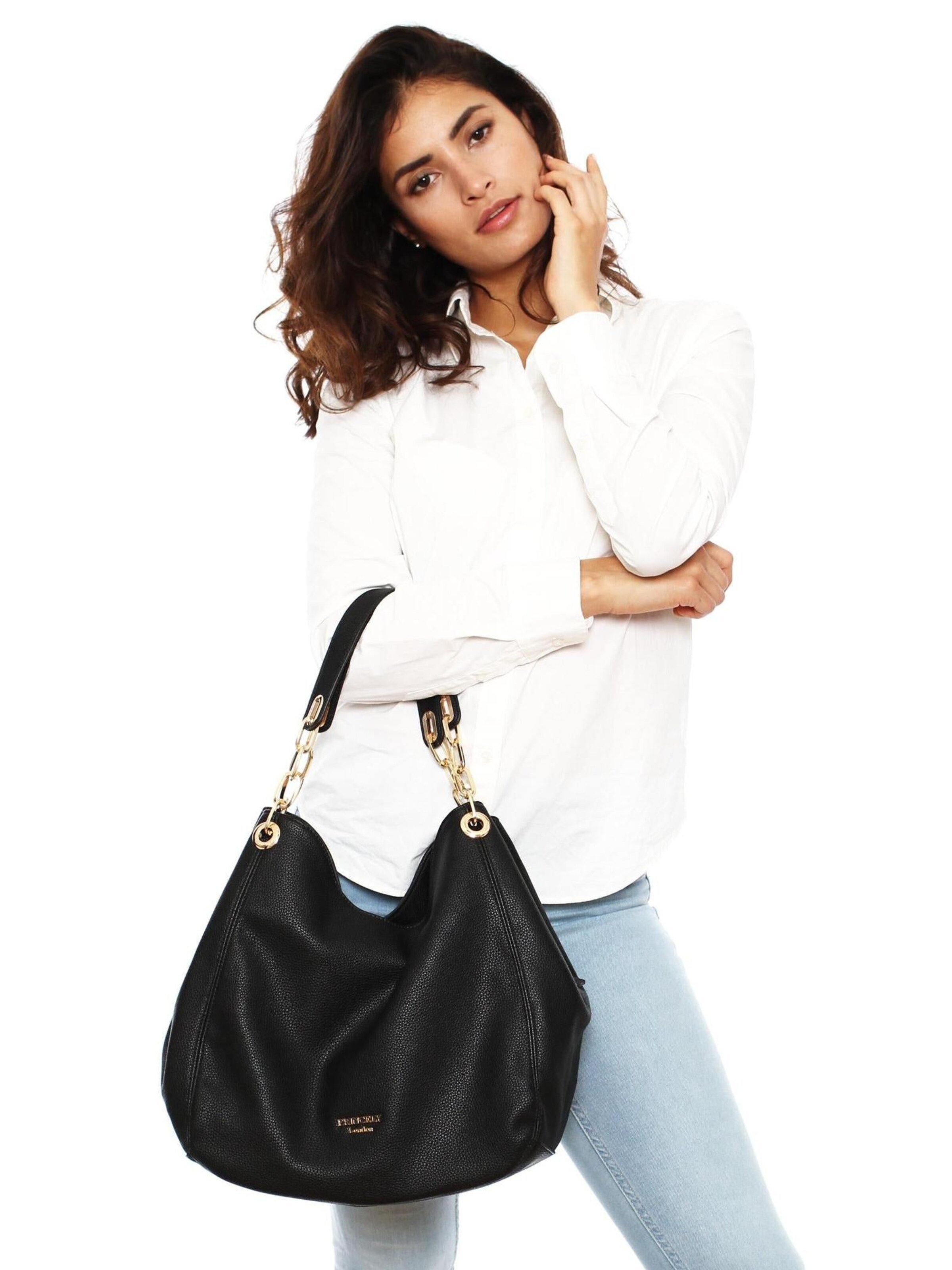 Princely London Håndtaske 'Lisa' i sort