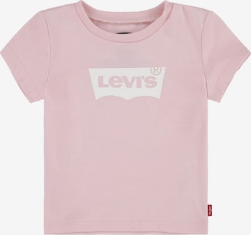 T-Shirt Levi's Kids en rose : devant