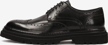 Kazar Lace-Up Shoes in Black: front