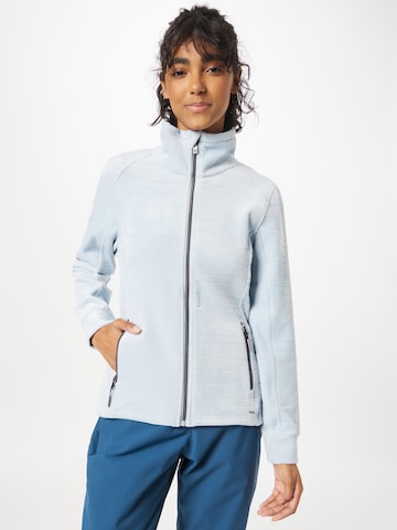 KILLTEC Fleece Jacket in Blue: front