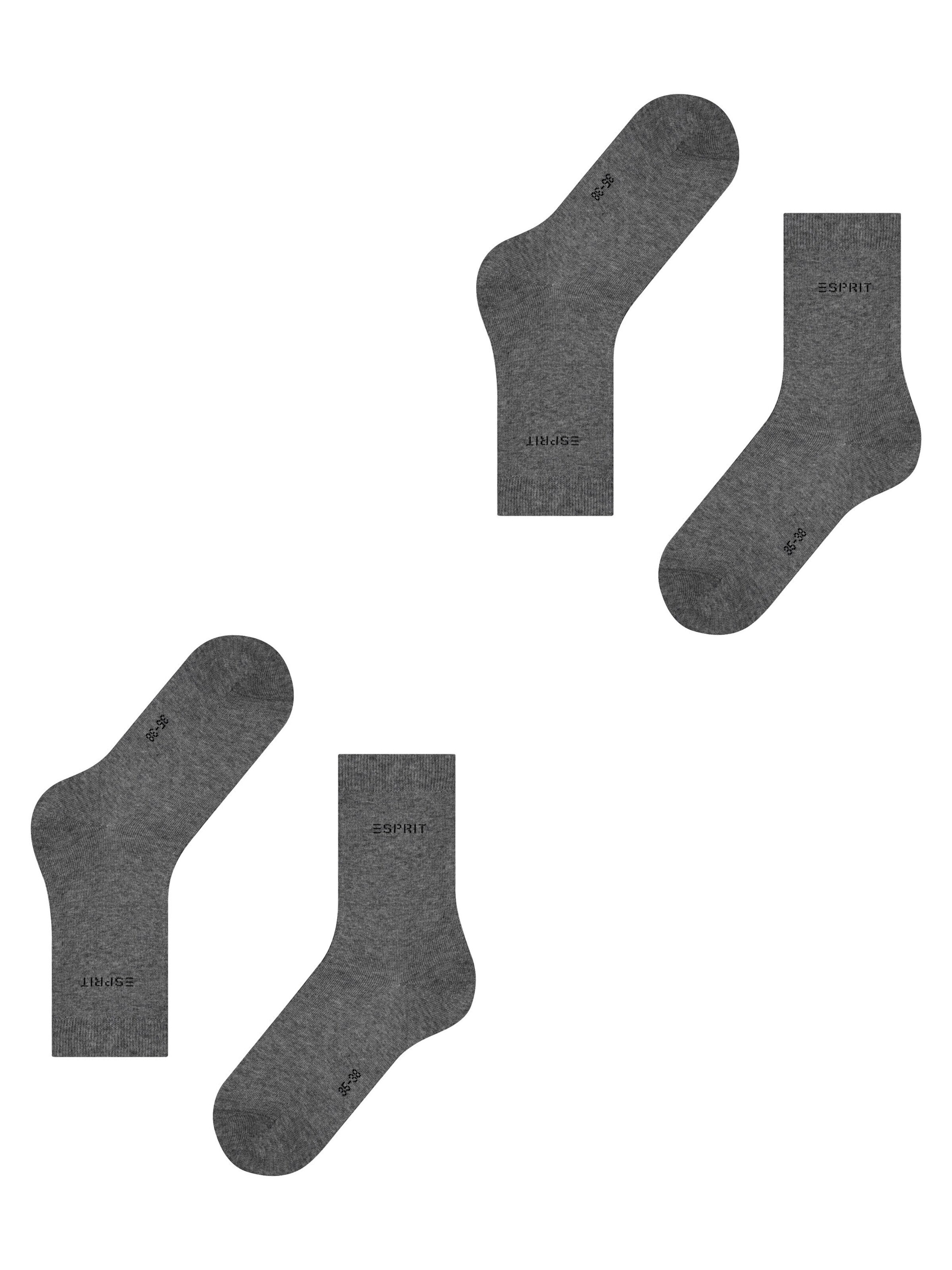 ESPRIT Socks 'Uni 2-Pack' in Grey