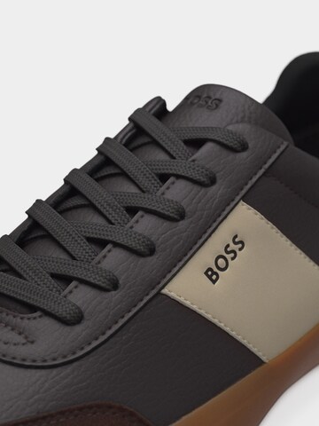 BOSS Ниски маратонки 'Aiden' в кафяво