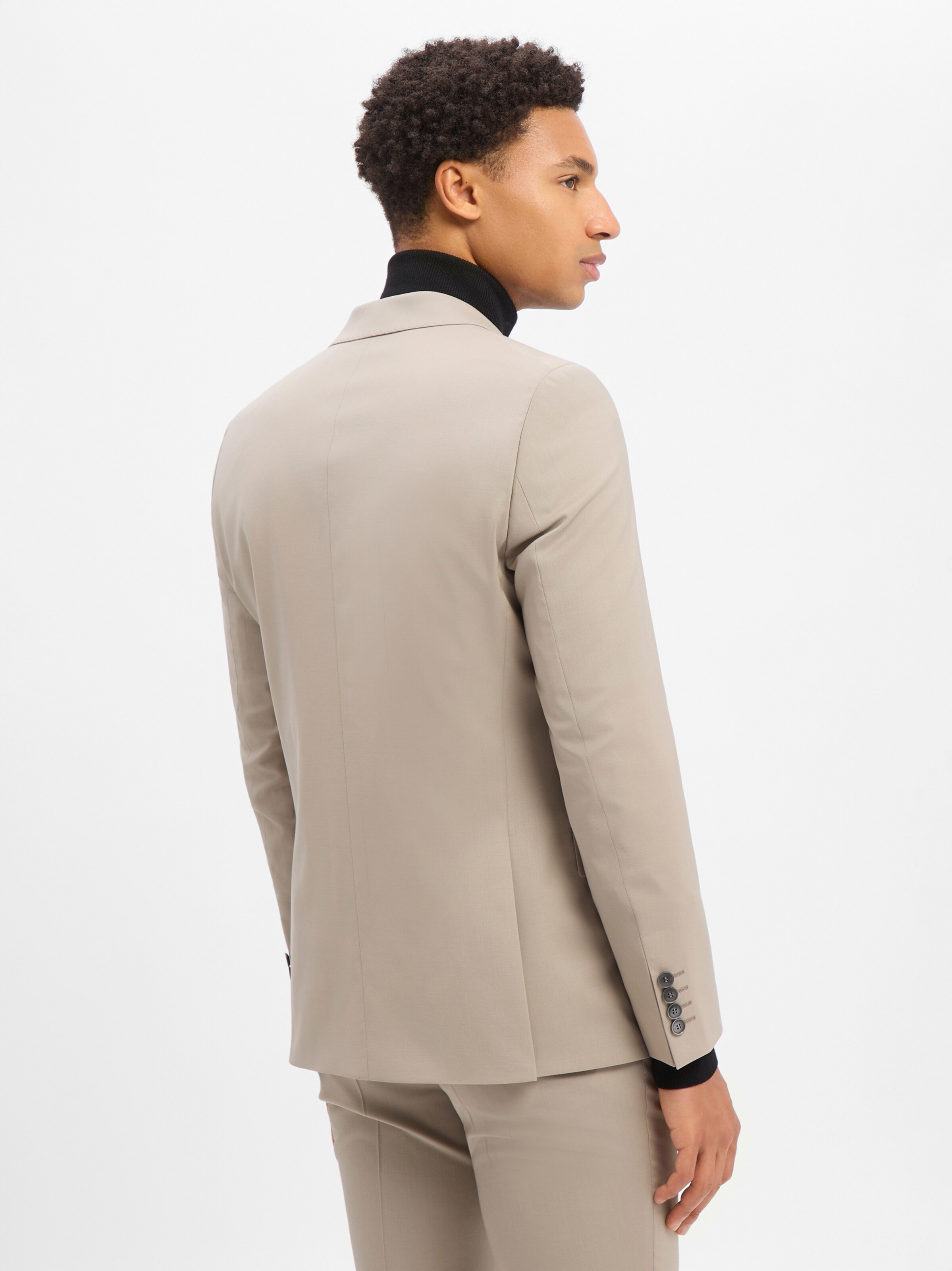Digel Slim Fit Sakko 'Alesso' in Beige