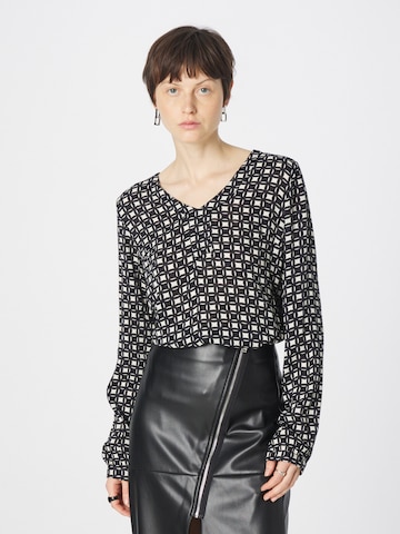 Kaffe Blouse 'Nilia' in Zwart: voorkant