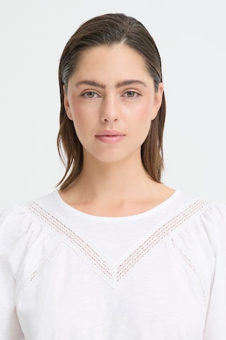 T-shirt 'PZBIANCA' Pulz en blanc