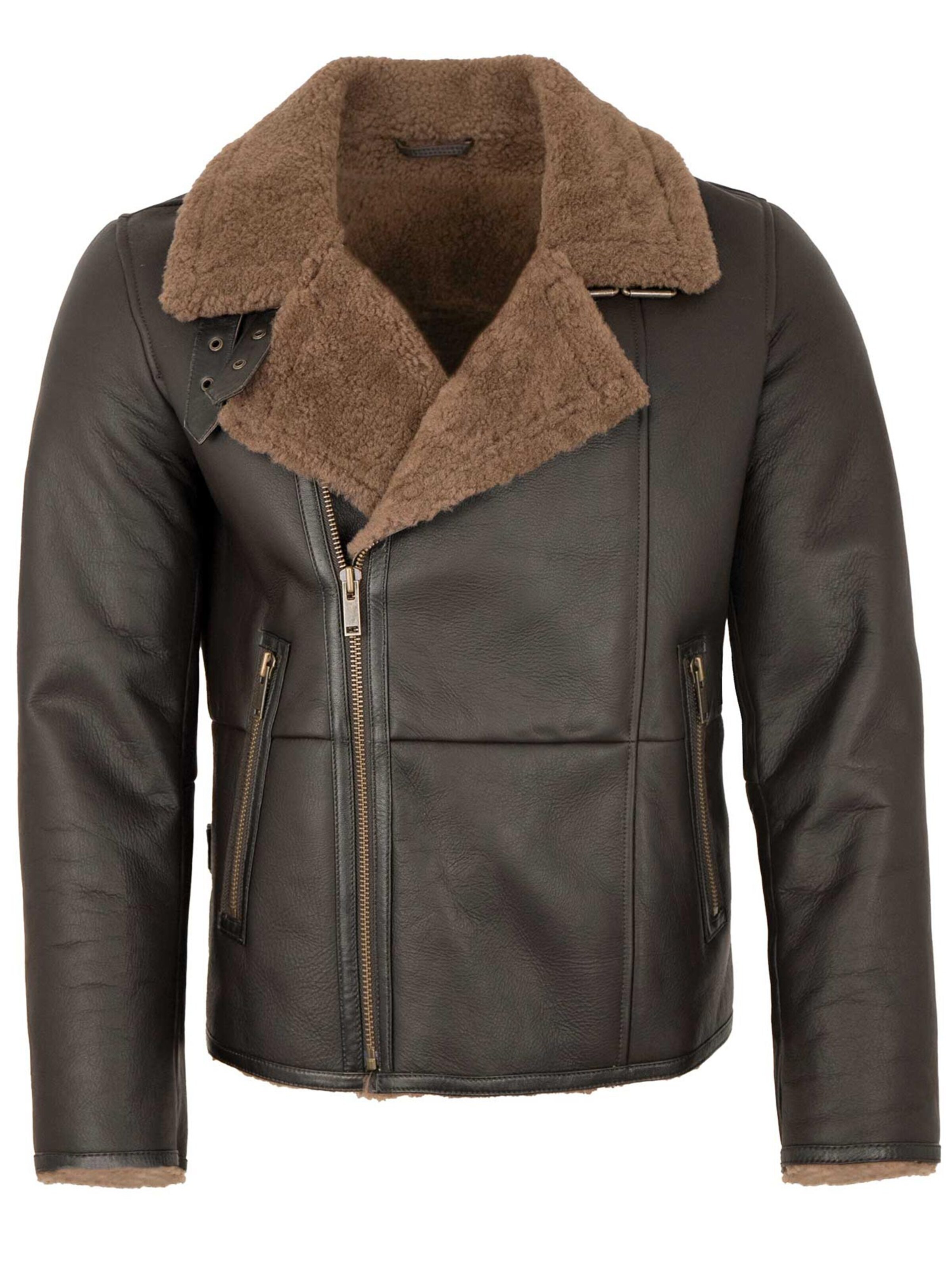 Giacca di mezza stagione 'Aviator' di Jilani in marrone: frontale