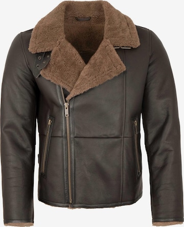 Jilani Übergangsjacke 'Aviator' in Braun: Vorderseite