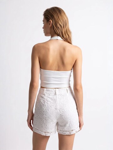 MixRay Wide leg Trousers in White