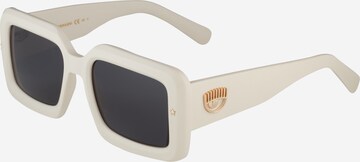 Lunettes de soleil 'CF 7022/S' Chiara Ferragni en blanc : devant