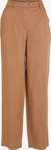 VILA Wide leg Pants in Brown: front