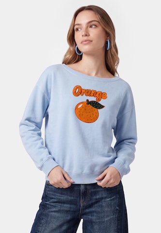 Sweat-shirt MYMO en bleu : devant