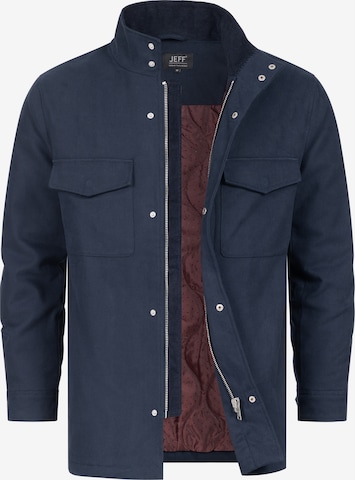 Veste mi-saison JEFF en bleu : devant
