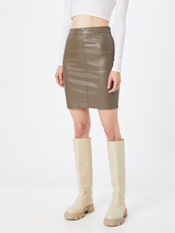 VERO MODA Skirt 'OLYMPIA' in Brown: front