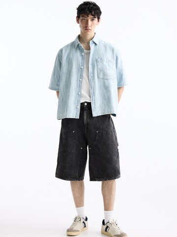 Loosefit Jean Pull&Bear en noir