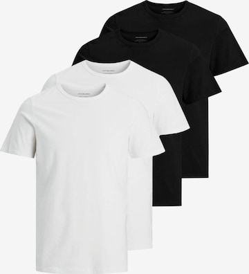 JACK & JONES - Camiseta en negro: frente