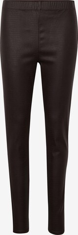 Leggings 'Tabea' Cream en marron : devant