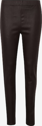 Cream Slim fit Leggings 'Tabea' in Brown: front