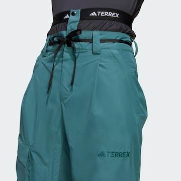 ADIDAS TERREX Loosefit Sportbroek 'Xploric 2' in Groen