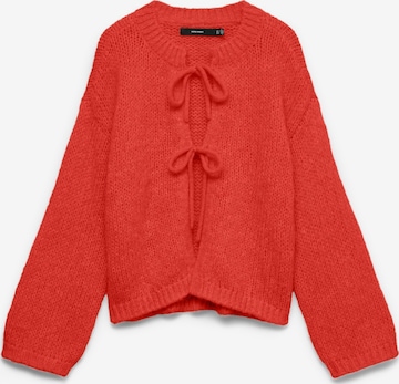 VERO MODA Kardigan w kolorze czerwony: przód