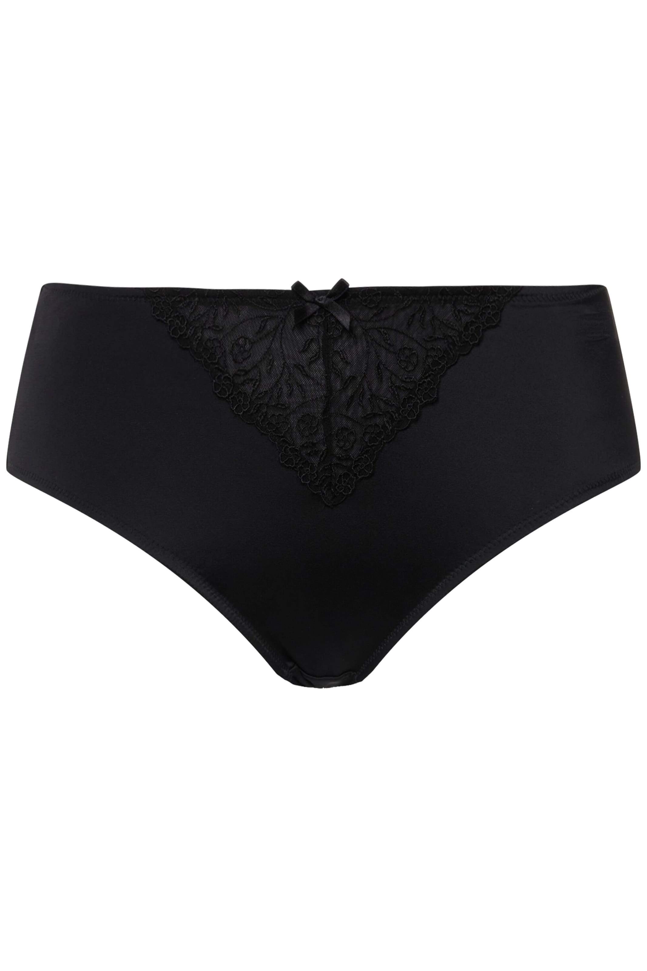 Ulla Popken Slip in Schwarz: Vorderseite