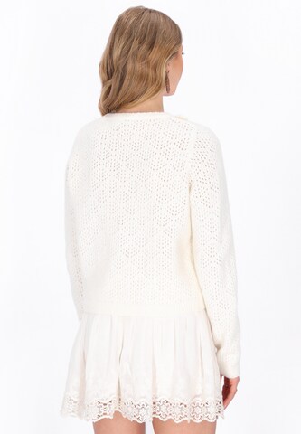 IZIA - Casaco de malha em branco