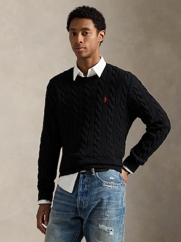 Regular fit Pullover 'Driver' di Polo Ralph Lauren in nero: frontale