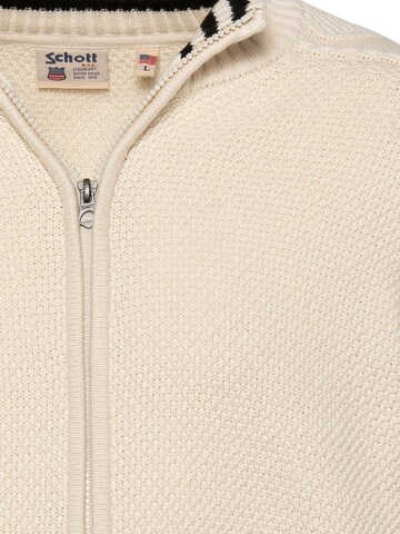Vestes en maille Schott NYC en beige
