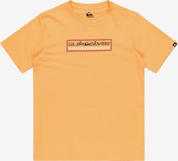 T-Shirt 'Ev Sun Dagger' QUIKSILVER en orange : devant
