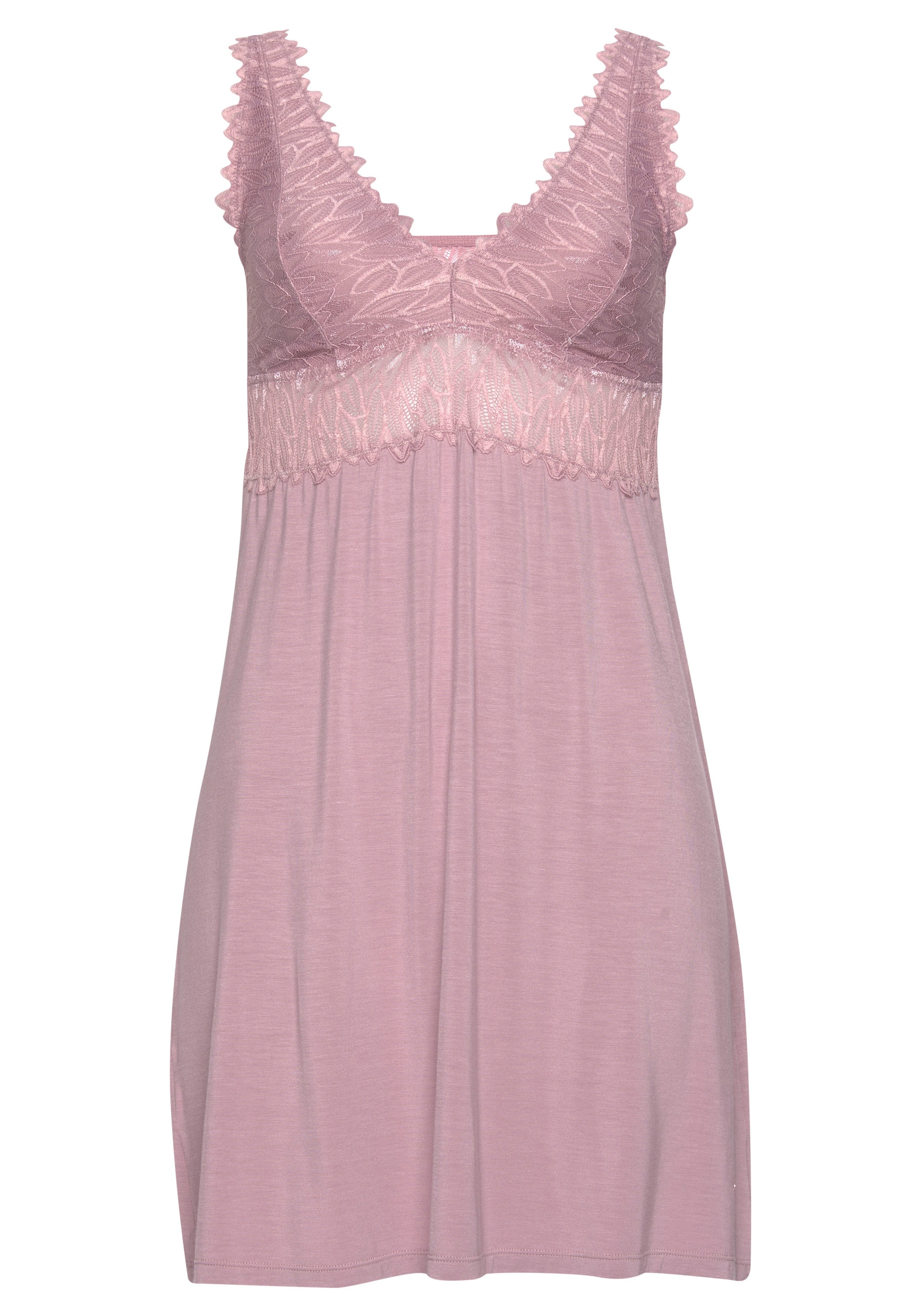 LASCANA Negligé in Lila: voorkant