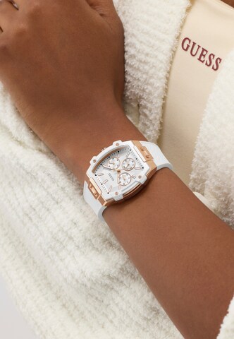 Orologio analogico 'Phoenix' di GUESS in bianco