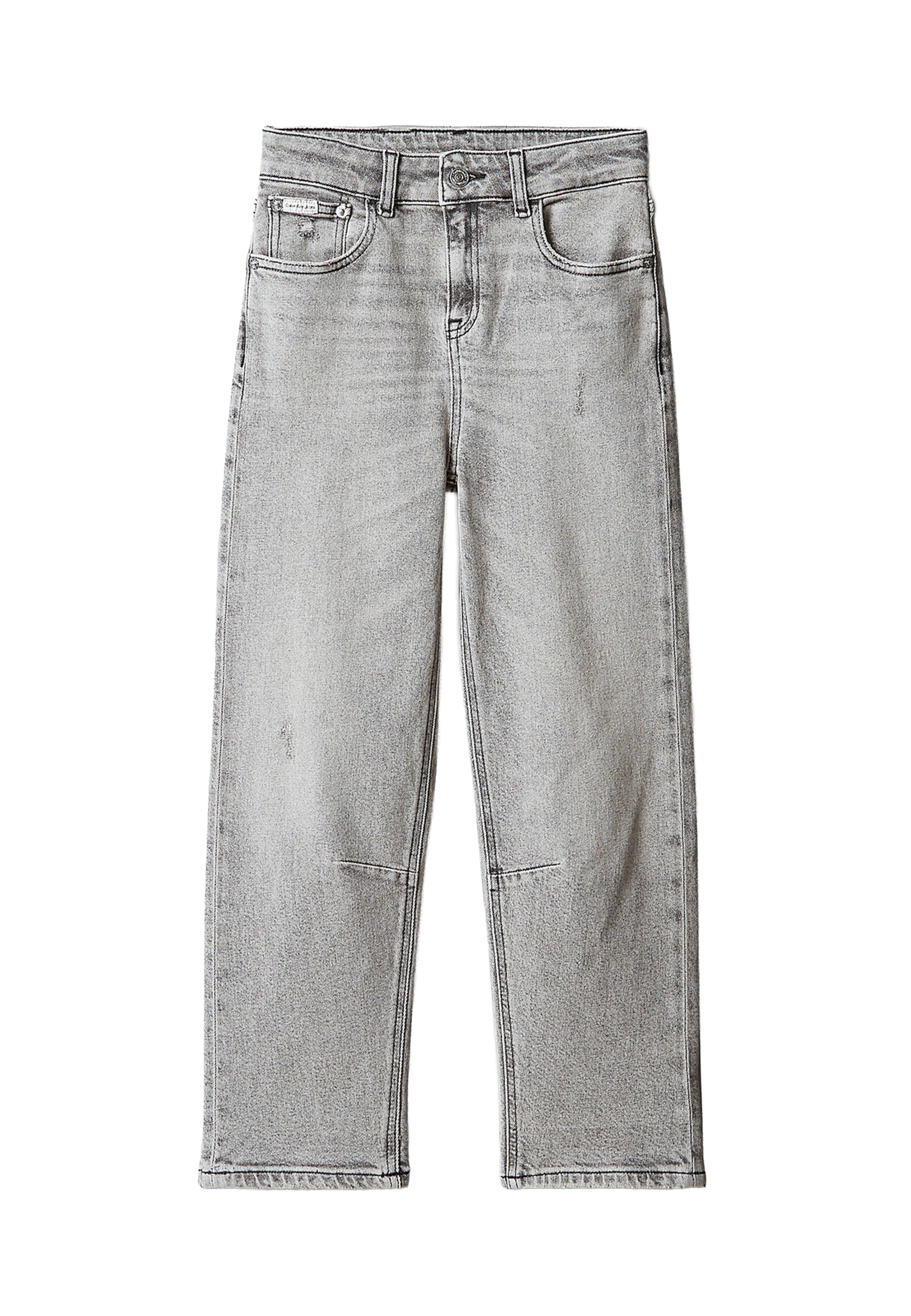 Calvin Klein Jeans Loosefit Jeans i grå: framsida