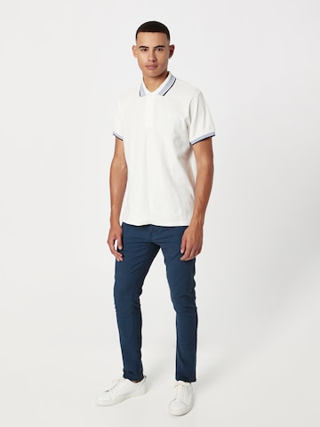 BLEND Poloshirt in Weiß