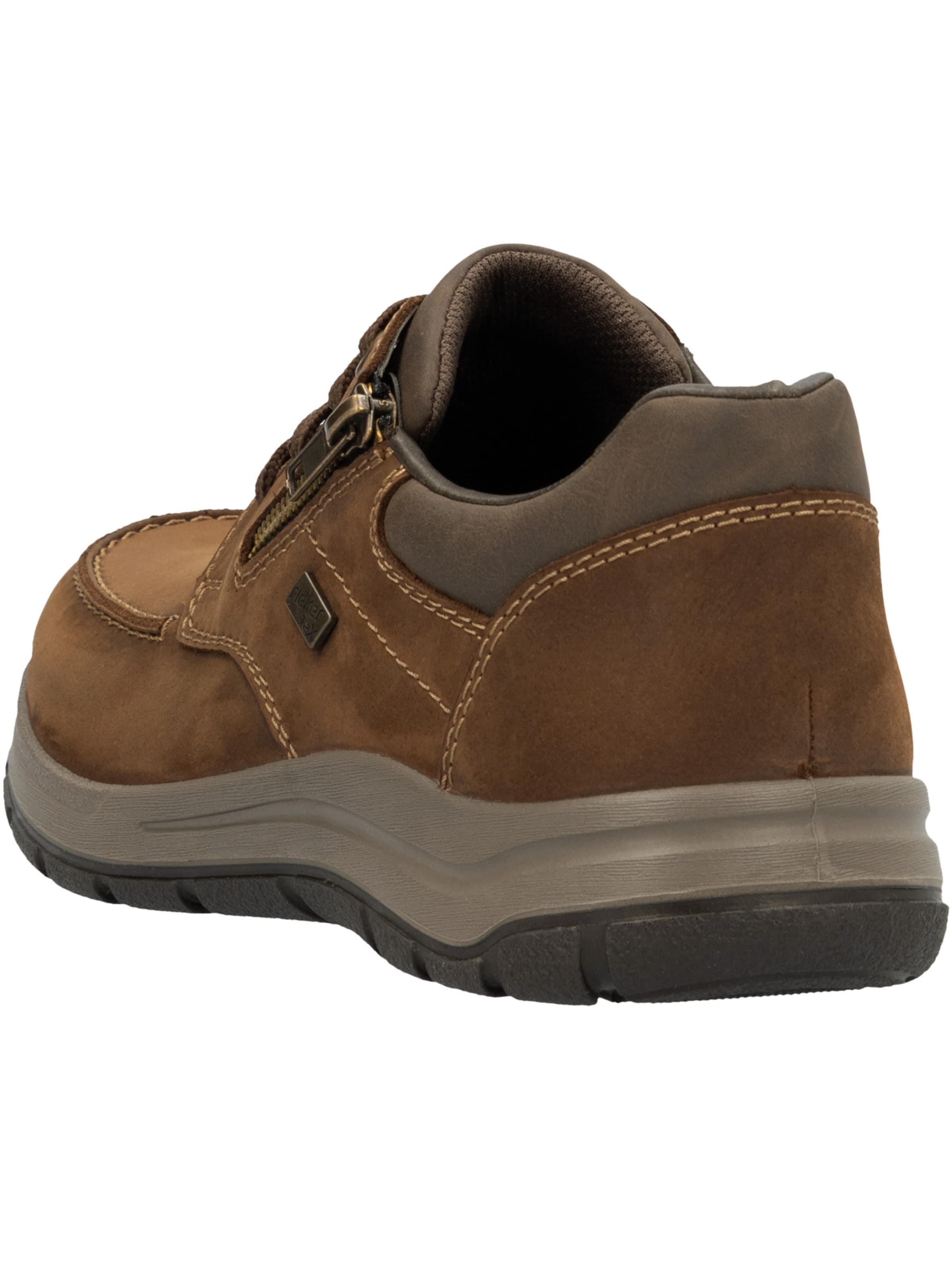 Rieker - Sapato com atacadores em castanho