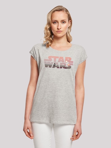 F4NT4STIC Shirt 'Star Wars Tatooine' in Grey: front