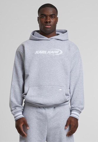 Felpa 'Kani Ellipse' di Karl Kani in grigio: frontale