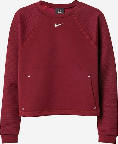 NIKE Sportsweatshirt 'Pro Luxe' in dunkelrot, Produktansicht