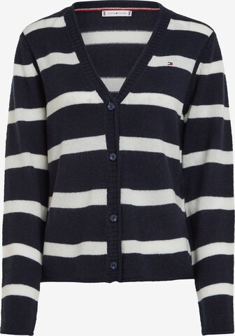 TOMMY HILFIGER Gebreid vest in Blauw: voorkant