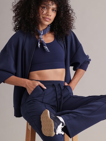 Hey Honey Wide Leg Sporthose 'Lux'‌‌‌‌‌‌‌ in Blau
