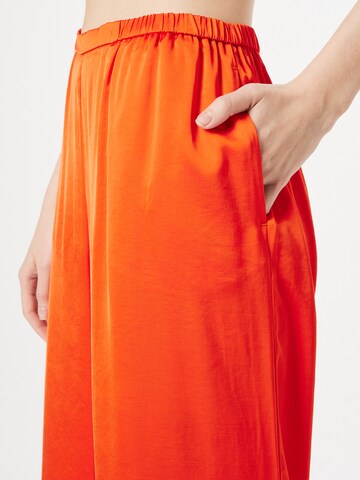 WEEKDAY Wide leg Pants 'Harper' in Orange