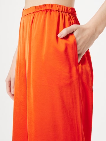 WEEKDAY Wide leg Trousers 'Harper' in Orange