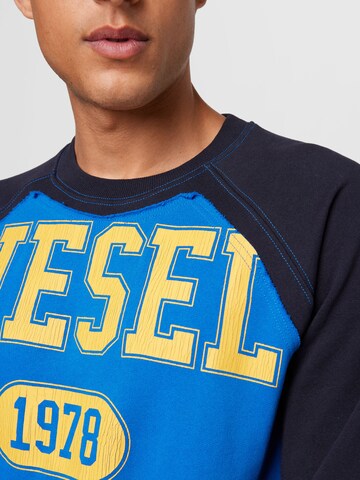 DIESEL Sweatshirt 'RAGLEN' in Blau