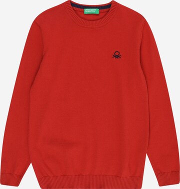 UNITED COLORS OF BENETTON Sweater in Red: front