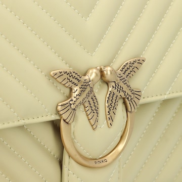 PINKO Crossbody bag 'Love One' in Yellow