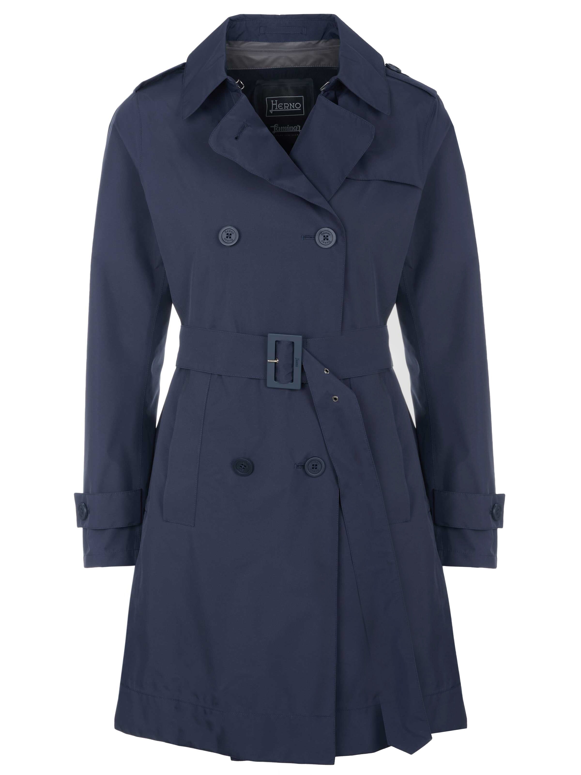 Manteau mi-saison 'Herno Mantel' Herno en bleu : devant