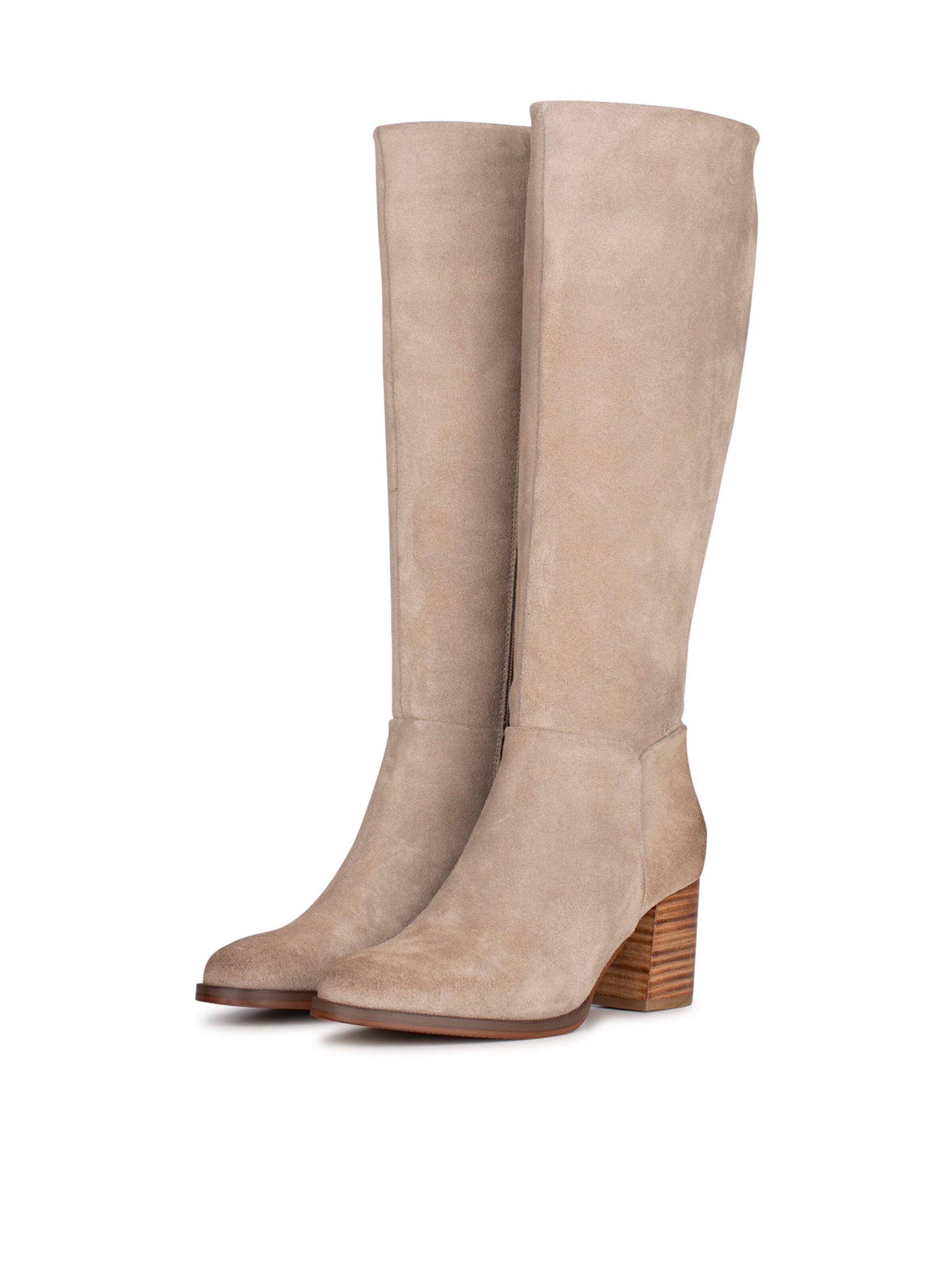 PS Poelman Boots 'Fleur' in Beige