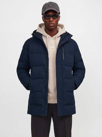 JACK & JONES Talvemantel 'JCOTrace Alpha', värv sinine: eest vaates